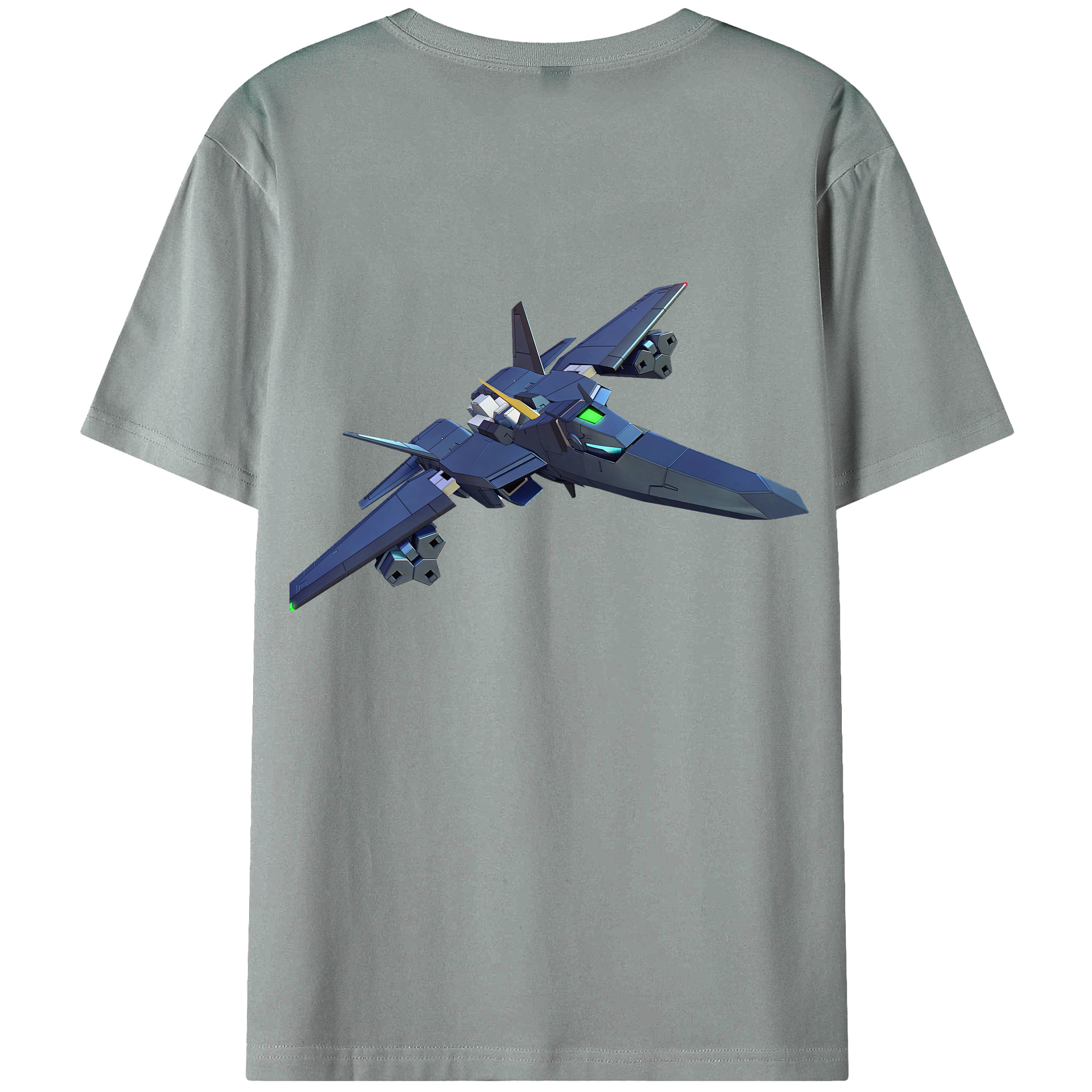 （画像用） 機動戦士ガンダム Mobile Suit Gundam 綿100％ メンズ半袖Tシャツ（バックプリント） 通気性